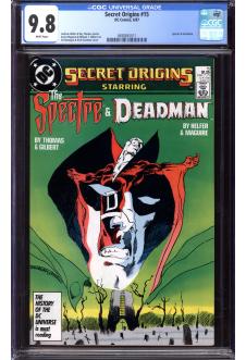 SECRET ORIGINS #15 CGC 9.8 WHITE PAGES front cover