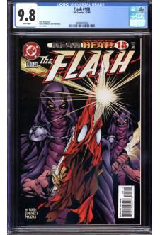 FLASH #108 CGC 9.8 WHITE PAGES front cover