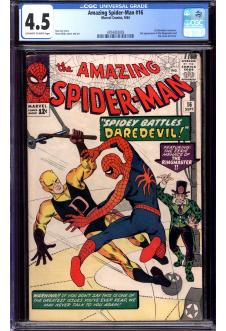 AMAZING SPIDER-MAN #16 CGC 4.5 OW/WH PAGES front cover