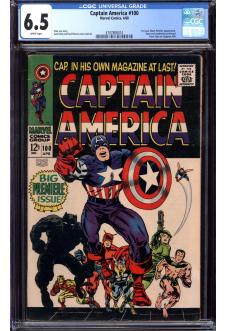 CAPTAIN AMERICA #100 CGC 6.5 WHITE PAGES front cover