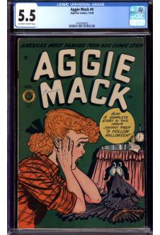 AGGIE MACK #4 CGC 5.5 OW/WH PAGES front cover