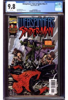 WEBSPINNERS: TALES OF SPIDER-MAN #1 CGC 9.8 WHITE PAGES front cover