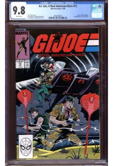 G.I. JOE, A REAL AMERICAN HERO #73 CGC 9.8 WHITE PAGES front cover