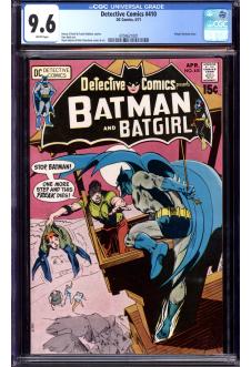 DETECTIVE COMICS #410 CGC 9.6 WHITE PAGES front cover