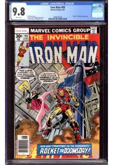 IRON MAN #99 CGC 9.8 WHITE PAGES front cover