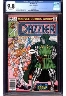 DAZZLER #3 CGC 9.8 WHITE PAGES front cover