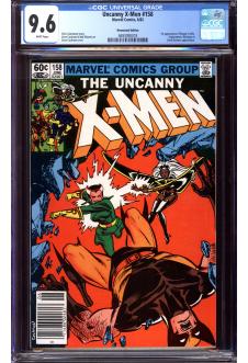 X-MEN #158 CGC 9.6 WHITE PAGES front cover
