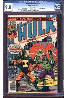 INCREDIBLE HULK #204 CGC 9.8 WHITE PAGES front cover