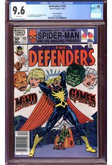 DEFENDERS #102 CGC 9.6 WHITE PAGES front cover