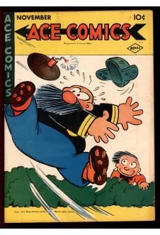 ACE COMICS #104 5.0 front cover