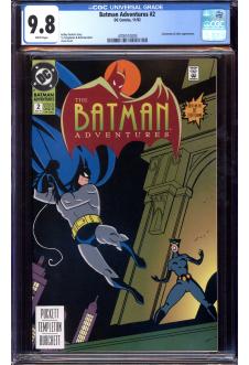 BATMAN ADVENTURES #2 CGC 9.8 WHITE PAGES front cover