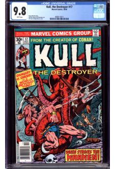 KULL THE DESTROYER #17 CGC 9.8 WHITE PAGES front cover