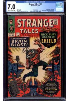 STRANGE TALES #141 CGC 7.0 CR/OW PAGES front cover