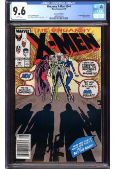 X-MEN #244 CGC 9.6 WHITE PAGES front cover