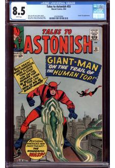 TALES TO ASTONISH #55 CGC 8.5 WHITE PAGES front cover