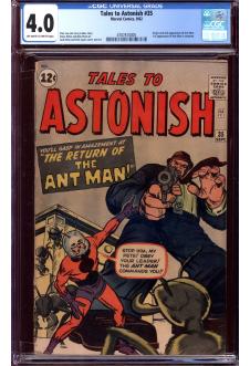 TALES TO ASTONISH #35 CGC 4.0 OW/WH PAGES front cover