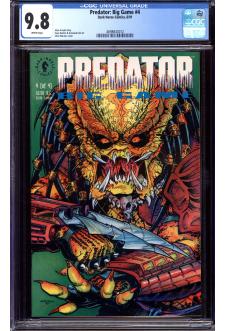PREDATOR: BIG GAME #4 CGC 9.8 WHITE PAGES front cover