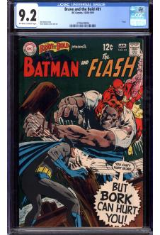 BRAVE AND THE BOLD #81 CGC 9.2 OW/WH PAGES front cover