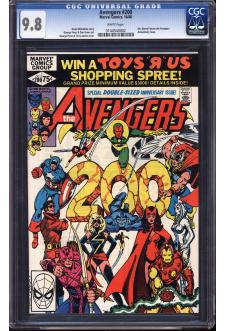AVENGERS #200 CGC 9.8 WHITE PAGES front cover