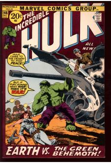 INCREDIBLE HULK #146 7.5 front cover