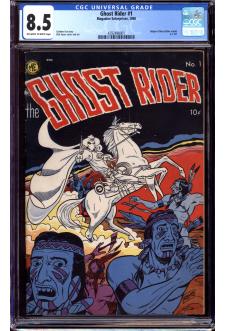 GHOST RIDER #1 CGC 8.5 OW/WH PAGES front cover