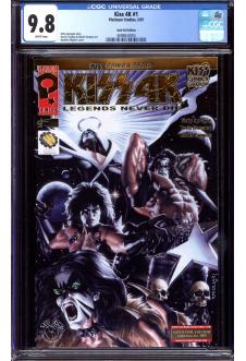 KISS 4K #1 CGC 9.8 WHITE PAGES front cover