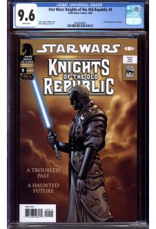 STAR WARS KNIGHTS OF THE OLD REPUBLIC #9 CGC 9.6 WHITE PAGES front cover
