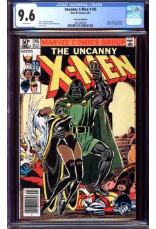 X-MEN #145 CGC 9.6 WHITE PAGES front cover