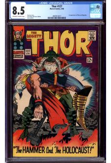 THOR #127 CGC 8.5 OW/WH PAGES front cover