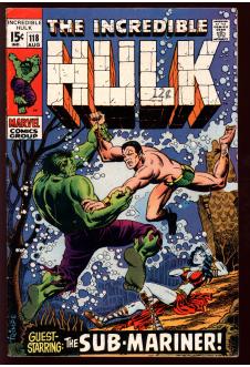 INCREDIBLE HULK #118 4.5 front cover