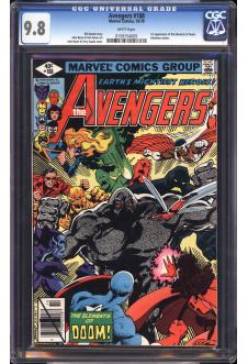 AVENGERS #188 CGC 9.8 WHITE PAGES front cover