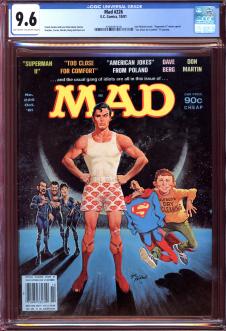 MAD #226 CGC 9.6 OW/WH PAGES front cover
