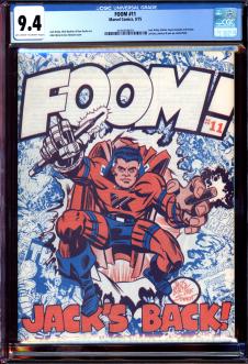 FOOM #11 CGC 9.4 OW/WH PAGES front cover