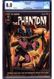 THE PHANTOM #7 CGC 8.0 OW/WH PAGES front cover
