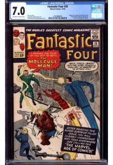 FANTASTIC FOUR #20 CGC 7.0 OW/WH PAGES front cover