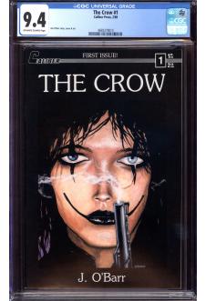 THE CROW #1 CGC 9.4 OW/WH PAGES front cover