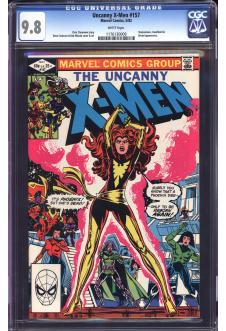 X-MEN #157 CGC 9.8 WHITE PAGES front cover