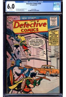 DETECTIVE COMICS #220 CGC 6.0 WHITE PAGES front cover