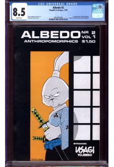 ALBEDO #2 CGC 8.5 WHITE PAGES front cover