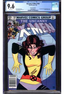 X-MEN #168 CGC 9.6 WHITE PAGES front cover