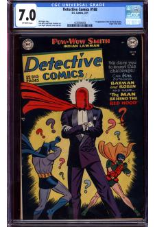 DETECTIVE COMICS #168 CGC 7.0 OW PAGES front cover