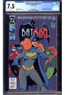 BATMAN ADVENTURES #12 CGC 7.5 WHITE PAGES front cover