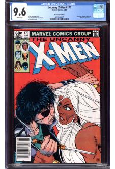 X-MEN #170 CGC 9.6 WHITE PAGES front cover