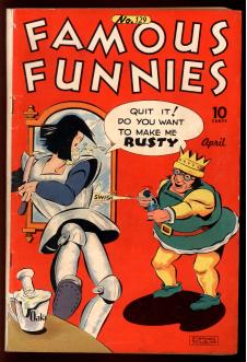 FAMOUS FUNNIES #129 3.5 front cover