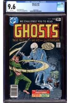 GHOSTS #67 CGC 9.6 WHITE PAGES front cover