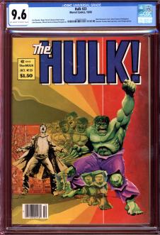 THE HULK #23 CGC 9.6 OW/WH PAGES front cover