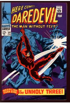 DAREDEVIL #39 8.0 front cover