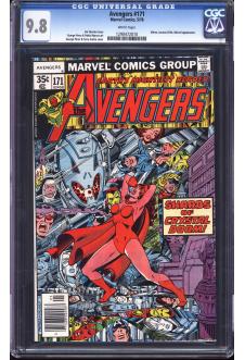 AVENGERS #171 CGC 9.8 WHITE PAGES front cover