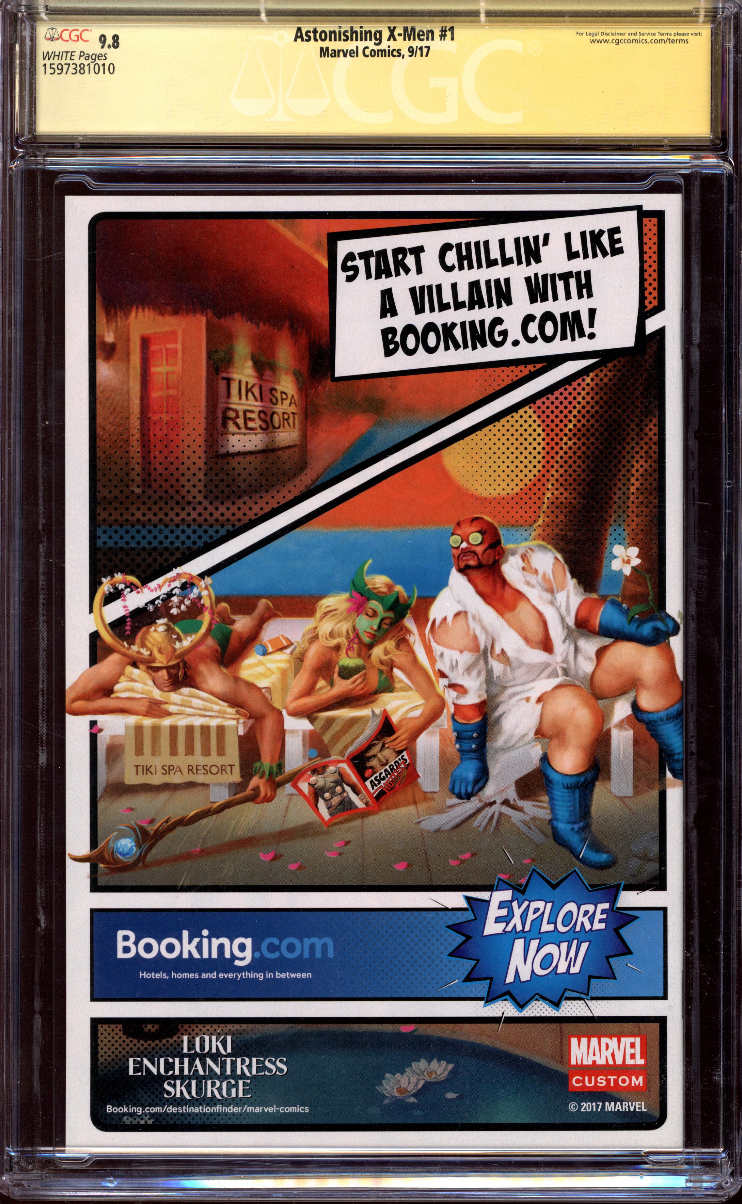 ASTONISHING X-MEN Back Cover