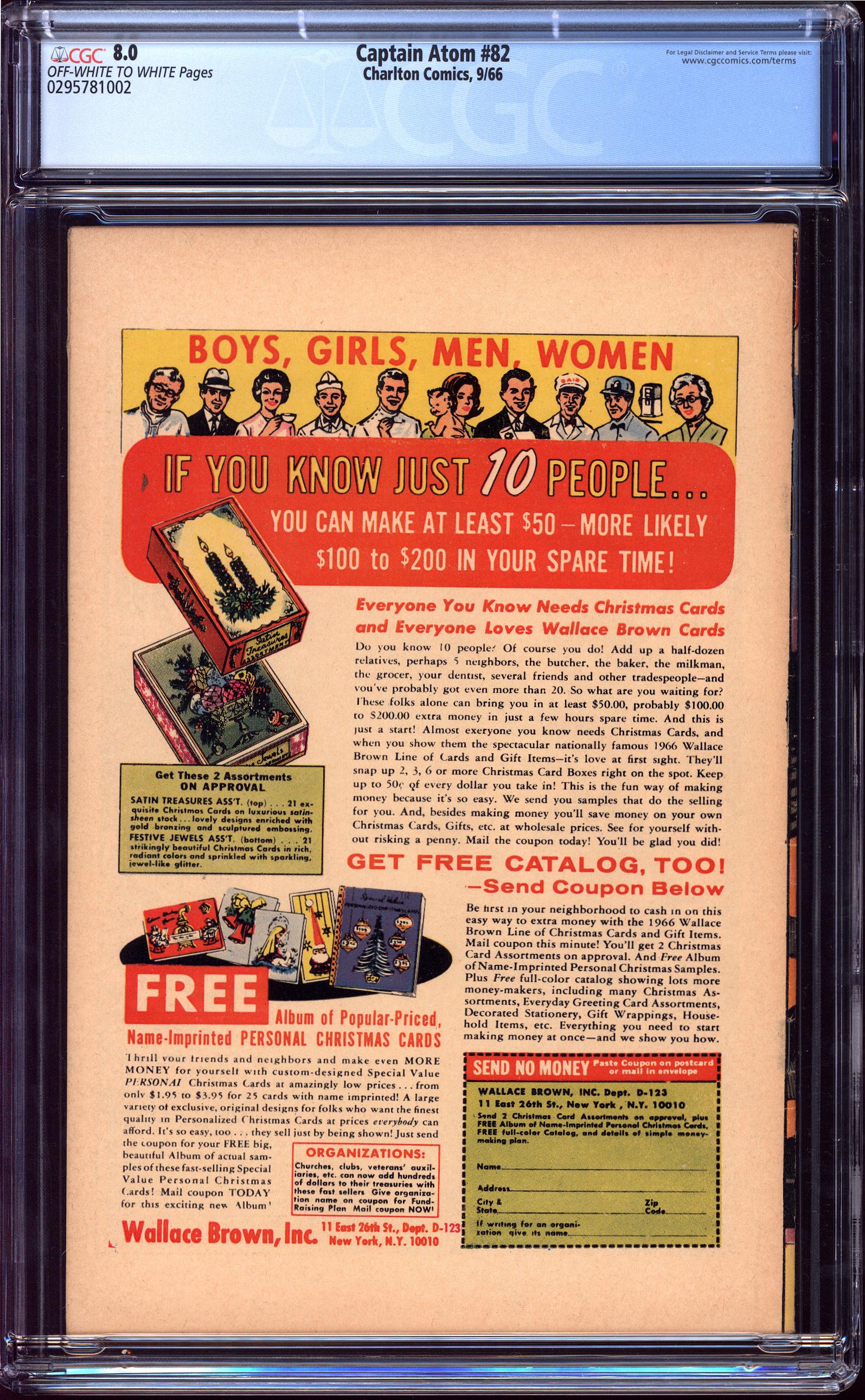 CAPTAIN ATOM Back Cover